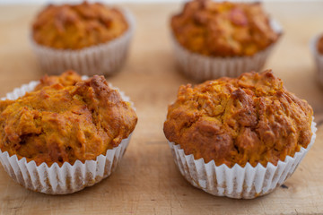 Home made Autumn Pumpkin Spice Muffins