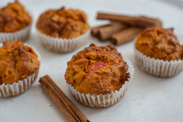 Home made Autumn Pumpkin Spice Muffins