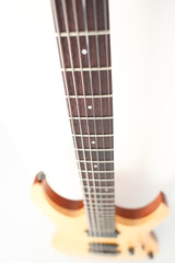 Obraz premium Classic shape wooden electric guitar with rosewood neck