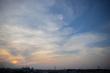 夕方