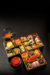 一般的なおせち料理 General Japanese New Year dishes(osechi)