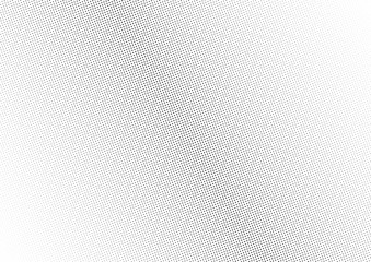 Abstract halftone dotted background. Monochrome futuristic grunge pattern, stars.  Vector modern optical pop art texture for posters, site, postcard, cover, labels, vintage sticker, mock-up layout.