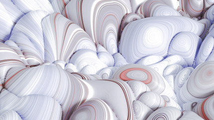 Fototapeta premium Soft, nice abstract background in bright colors. 3d illustration, 3d rendering.