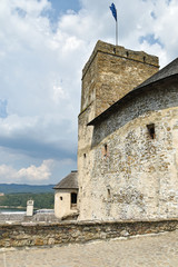 Fototapeta na wymiar Old buildings of Zamec dunajec in poland