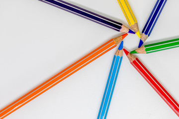 apature of colour pencils