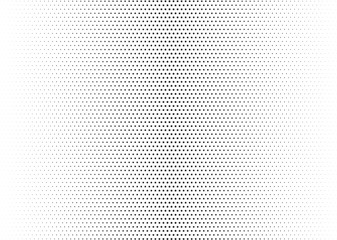 Abstract halftone dotted background. Monochrome futuristic grunge pattern, stars.  Vector modern optical pop art texture for posters, site, postcard, cover, labels, vintage sticker, mock-up layout.