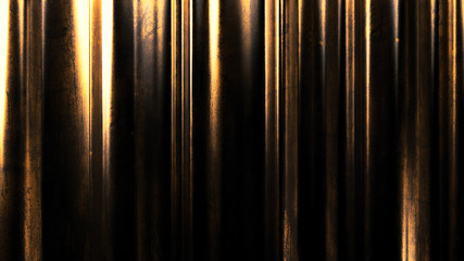 Luxury elegant metal gold background. 3d illustration, 3d rendering.
