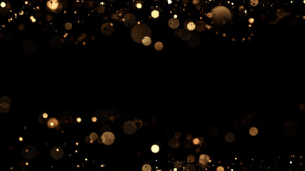 Luxury glitter background. 3d illustration, 3d rendering.