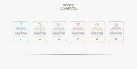 Business data visualization. timeline infographic icons designed for abstract background template milestone element modern diagram process technology digital marketing data presentation chart Vector