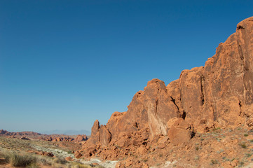 Obraz premium arches national park valley of fire desert