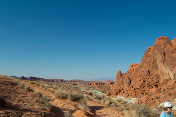 Fototapeta premium arches national park valley of fire desert