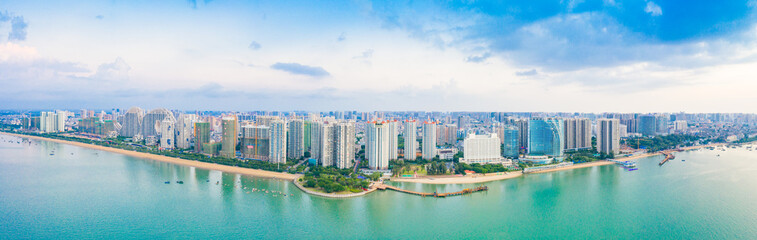 Obraz premium Coastal cityscape of Guangxi, China