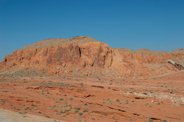 Fototapeta na wymiar arches national park valley of fire desert