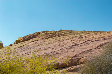 rocks and blue sky valley of fire