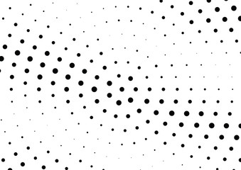 Abstract halftone dotted background. Futuristic grunge pattern, dot and circles.  Vector modern optical pop art texture for posters, sites, business cards, cover, postcards, labels, stickers layout.