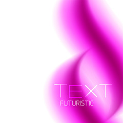 Flowing color wave pattern background