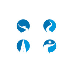 Way logo template vector icon illustration design 