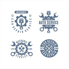 Auto Service Car Repair Design Collections