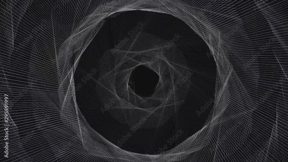 Canvas Prints abstract background physcedelic geometric tunnel vc 22