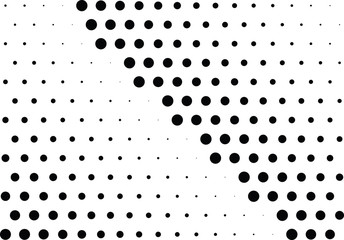 Abstract halftone dotted background. Futuristic grunge pattern, dot and circles.  Vector modern optical pop art texture for posters, sites, business cards, cover, postcards, labels, stickers layout.