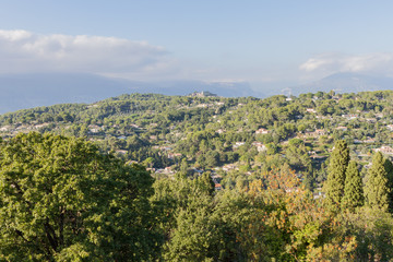 Fototapeta na wymiar View from Mougins Village