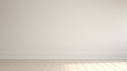 Interior empty room 3D rendering