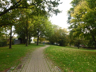Herbstspaziergang durch den Park