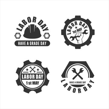 Labor Day Design logos Collections