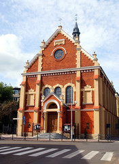Obraz premium old catholic church in Jaslo