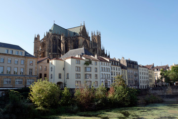 Detail of Metz Cathedral in France