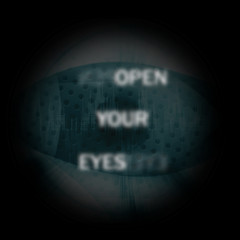 open your eyes conceptual background