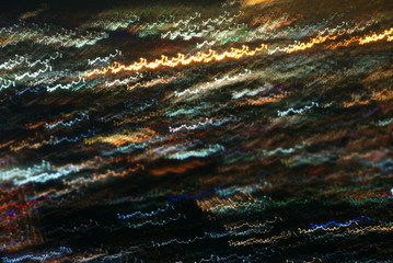 fantastic abstraction of the night city