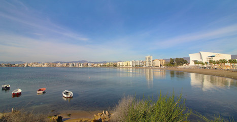 Fototapeta premium Bahía de Levante en Águilas, Murcia, España