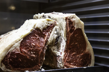 Raw beef ribeye