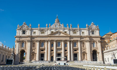 Fototapeta na wymiar basilica of st peter in rome