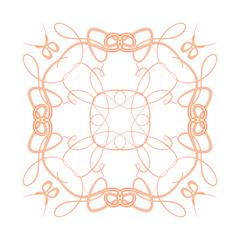 orental mandala isolated illustration design geometry