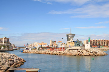 Obraz premium Palavas les flots, a seaside resort of the Languedoc coast, France