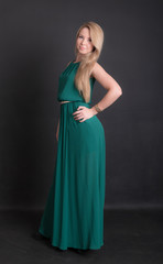 Fototapeta premium portrait of the blonde with long hair