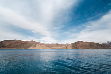 Pangong Lake the highest saline water lake in Ladakh