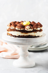 Traditonal Italian cake tiramisu