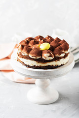 Traditonal Italian cake tiramisu