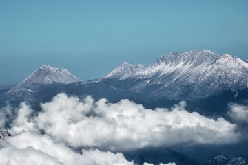 Mountain view from the top of Tahtali, Turkey, Kemer