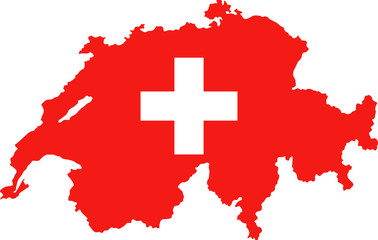 map of Switzerland