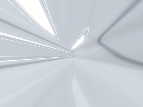 Abstract modern architecture background. 3D
