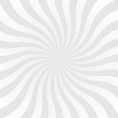 Gray ray background. Vintage abstract texture. Retro starburst, sun beam. Halftone color. Light burst. Bright shine sunburst. Empty blank, scrapbook surface. Clean nature energy. Vector illustration