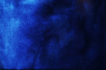 The universe in a distant galaxy with nebulae and stars