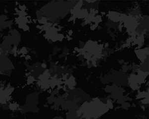 Seamless paint splattered camouflage repeat pattern