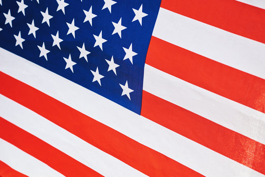 USA american national flag as a background, close up