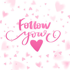 Vector hand drawn lettering phrase. Modern brush calligraphy.