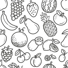 Seamless Fruit Pattern